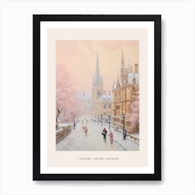 Dreamy Winter Painting Poster Oxford United Kingdom 2 Art Print