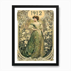 Aihrgdesign A Vintage Art Poster For An Art Nouveau Exhibitio 5c0cf4c1 0493 4916 Bfc5 18dbebc8d1fe 3 Art Print