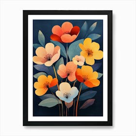 Flowers In A Vase 110 Art Print