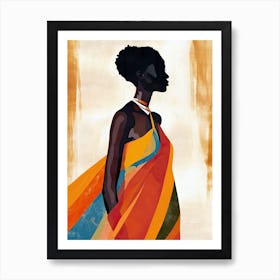 Sahara Serenade; Tribal Dreams |The African Woman Series Art Print