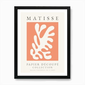 Matisse Orange Leaf Print 1 Art Print