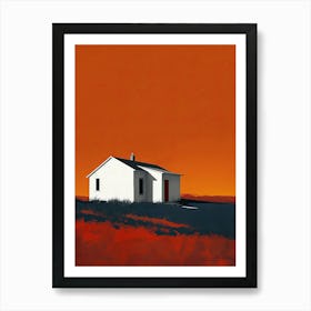 House On The Hill, Texas Art Print