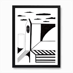 Surrreal Spaces Art Print