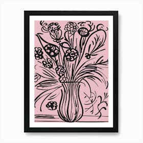 Flower Vase Art Print