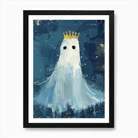 Ghost With A Crown Art Print