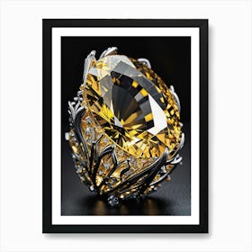 Yellow Topaz Art Print