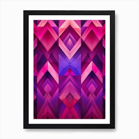 Geometric Pattern Illustration 10 Art Print