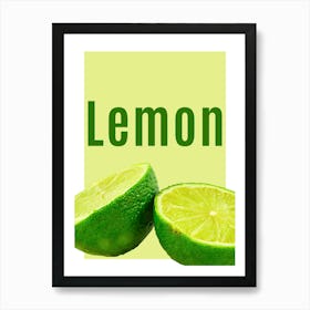 Lemon Art Print