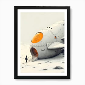 Spaceship Art Print