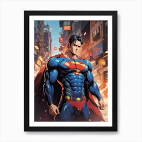 Superman Print Art Print