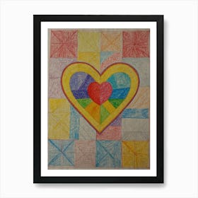 Heart Of Love 39 Art Print