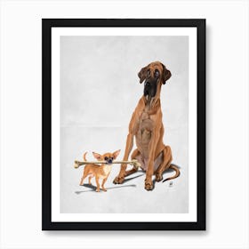 The Long and the Short and the Tall (Wordless) Art Print