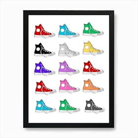 Good Shoes On White Art Print