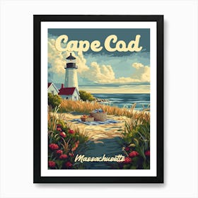 Cape Cod Beach, Massachusetts Art Print