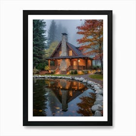 Cabin In The Woods 5 Art Print