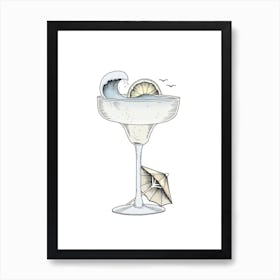 Summer Cocktail Art Print