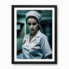 Trouble Sleeping In The Hospital-Call The Night Nurse - Reimagined 4 Art Print