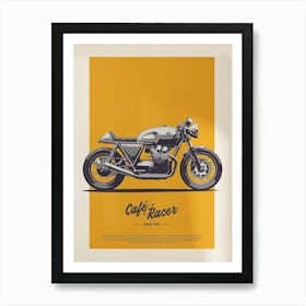 Bmw Cafe Racer Motorcycle Art Print