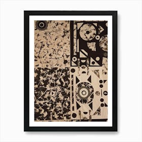 Abstract Collage 5 Art Print