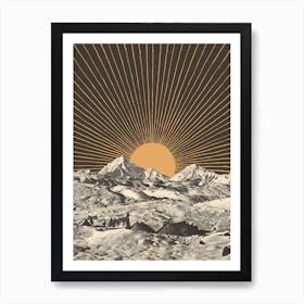 Mountainscape 6 Art Print