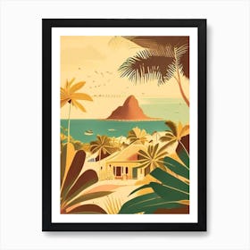 Aruba Rousseau Inspired Tropical Destination Art Print