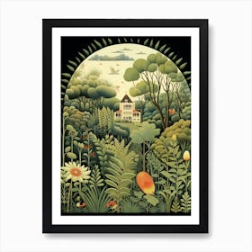 Longue Vue House And Gardens Usa Henri Rousseau Style 3 Affiche