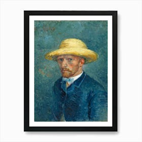 Portrait Of Theo Van Gogh (1887), Vincent Van Gogh, Vincent Van Gogh Art Print