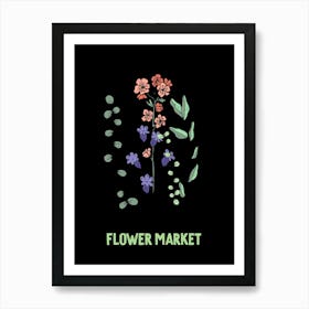 Flower Market 2 Art Print