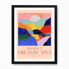 Abstract Dreamscapes Landscape Collection 21 Art Print