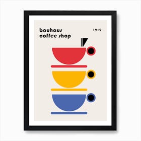 Bauhaus Coffee Shop Art Print Art Print