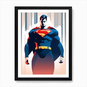 Superman Graphic 2 Art Print