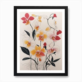 Orchids Charms Art Print