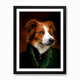 Loyal Hunter Bibi The Dog Pet Portraits Art Print