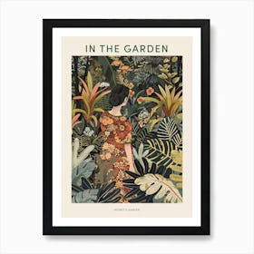In The Garden Poster Monet S Garden France 3 Art Print