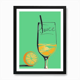 Juice Art Print