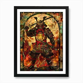 Samurai 5 Art Print