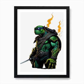 Teenage Mutant Ninja Turtles 7 Art Print