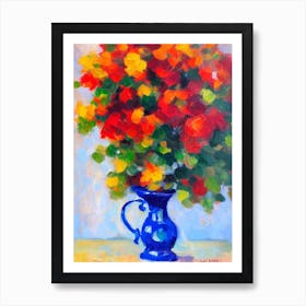 Cyphastrea Matisse Inspired Flower Art Print