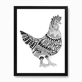 Rooster Art Print