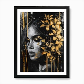 'Golden Girl' 8 Art Print