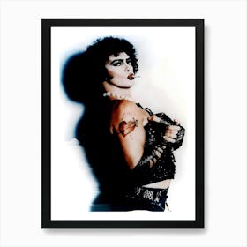 The Rocky Horror Picture Show Tim Curry Smoking Art Print
