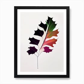 Oak Leaf Abstract 2 Art Print