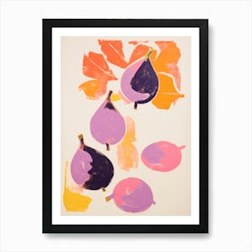 Figs. Oil Painting Art Print