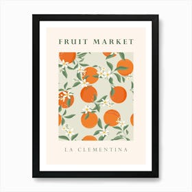 Fruit Market Print Oranges Art Print