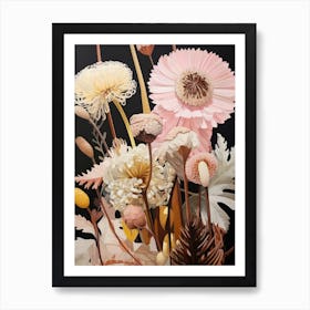 Flower Illustration Everlasting Flower 2 Art Print