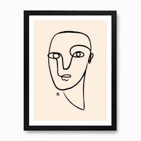 Portrait Of A Man Art Print