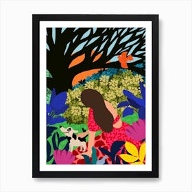 Relaxing Under My Favorite Tree Poster