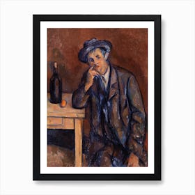 The Drinker, Paul Cézanne Póster