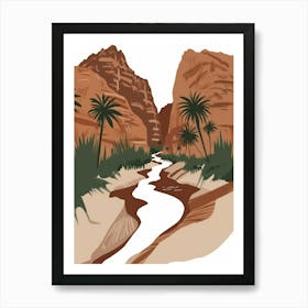 River In The Desert 4 Art Print