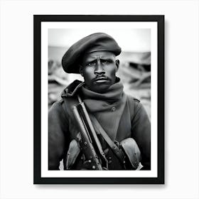 Soldier In Uniform-Reimagined Art Print